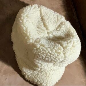 Vintage Cozy Cream Sherpa Hat